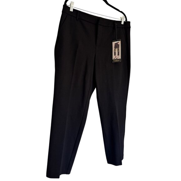 Liverpool Trouser  Black Cropped Size 12/31 Petite Pockets Stretch Dress Pants $ - Picture 7 of 10